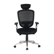 Schreibtischstuhl >Computech< in schwarz - 64x120x65 (BxHxT)
