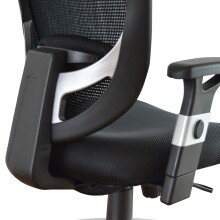 Schreibtischstuhl >Computech< in schwarz - 64x120x65 (BxHxT)