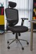 Schreibtischstuhl >Computech< in schwarz - 64x120x65 (BxHxT)