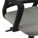 Schreibtischstuhl >Iceberg< in schwarz aus Mesh/PU/Polyester - 57x89x59 (BxHxT)