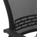 Schreibtischstuhl >Iceberg< in schwarz aus Mesh/PU/Polyester - 57x89x59 (BxHxT)