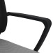 Schreibtischstuhl >Iceberg< in schwarz aus Mesh/PU/Polyester - 57x89x59 (BxHxT)