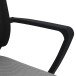 Schreibtischstuhl >Iceberg< in schwarz aus Mesh/PU/Polyester - 57x89x59 (BxHxT)