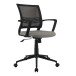 Schreibtischstuhl >Iceberg< in schwarz aus Mesh/PU/Polyester - 57x89x59 (BxHxT)