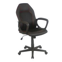 Bürostuhl >Bogota< in schwarz - 60x102x56cm...