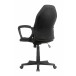 Schreibtischstuhl >Bogota< in schwarz aus PU/Polyester - 57x89x59cm (BxHxT)
