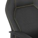Schreibtischstuhl >Bogota< in schwarz aus PU/Polyester - 57x89x59cm (BxHxT)