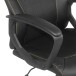 Schreibtischstuhl >Bogota< in schwarz aus PU/Polyester - 57x89x59cm (BxHxT)
