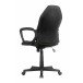 Schreibtischstuhl >Bogota< in schwarz aus PU/Polyester - 57x89x59cm (BxHxT)