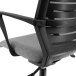 Schreibtischstuhl >Molitor< in schwarz aus PU/Mesh/Polyester - 59x108x59 (BxHxT)