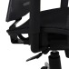 Bürostuhl >Manille< in schwarz aus PU/Mesh - 66x116x60cm (BxHxT)