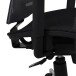 Bürostuhl >Manille< in schwarz aus PU/Mesh - 66x116x60cm (BxHxT)