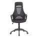 Schreibtischstuhl >Freetown< in schwarz aus PU/Schaumstoff - 62x116x63cm (BxHxT)