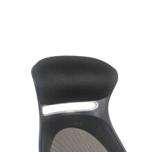 Bürostuhl >Themis< in schwarz/grau - 66x119x72 (BxHxT)