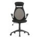 Bürostuhl >Themis< in schwarz/grau - 66x119x72 (BxHxT)
