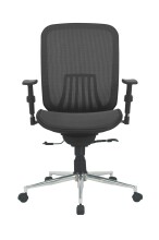 Schreibtischstuhl >Axiome< in schwarz - 65x102x64...