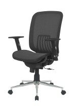 Schreibtischstuhl >Axiome< in schwarz - 65x102x64 (BxHxT)