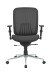 Schreibtischstuhl >Axiome< in schwarz - 65x102x64 (BxHxT)