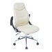 Schreibtischstuhl >Brontes< in weiss aus PU/Mesh/Polyester - 64x409x66cm (BxHxT)