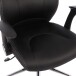 Schreibtischstuhl >Brontes< in schwarz aus PU/Mesh/Polyester - 64x409x66 (BxHxT)