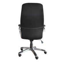 Bürostuhl >Taranis< in schwarz aus PU/Mesh/Schaumstoff - 67x115x66cm (BxHxT)