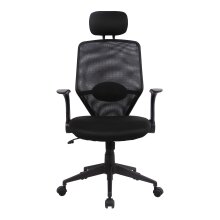 Schreibtischstuhl >Galleon< in schwarz - 61x121x62...