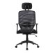 Schreibtischstuhl >Galleon< in schwarz - 61x121x62 (BxHxT)