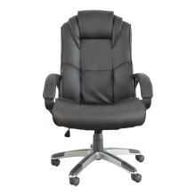 Bürostuhl >Heracles< in schwarz - 63x116x76cm...