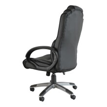 Bürostuhl >Heracles< in schwarz - 63x116x76cm (BxHxT)