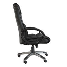 Bürostuhl >Heracles< in schwarz - 63x116x76cm (BxHxT)