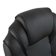 Bürostuhl >Heracles< in schwarz - 63x116x76cm (BxHxT)