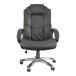 Bürostuhl >Heracles< in schwarz - 63x116x76cm (BxHxT)