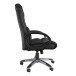 Bürostuhl >Heracles< in schwarz - 63x116x76cm (BxHxT)