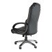 Bürostuhl >Heracles< in schwarz - 63x116x76cm (BxHxT)