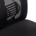 Schreibtischstuhl >Marvin< in schwarz aus PU/Mesh/Schaumstoff - 66x97x65 (BxHxT)