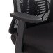 Schreibtischstuhl >Marvin< in schwarz aus PU/Mesh/Schaumstoff - 66x97x65 (BxHxT)