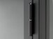 Vitrine >Calella< in Schwarz - 45x60x25 (BxHxT)