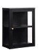 Vitrine >Calella< in Schwarz - 45x60x25 (BxHxT)