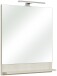 Badmöbel-Set >Quickset 350< in Pinie Ida hell/ Weiß Glanz - 128x200x28cm (BxHxT)