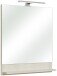 Badmöbel-Set >Quickset 350< in Pinie Ida hell/ Weiß Glanz - 128x200x28cm (BxHxT)