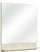 Badmöbel-Set >Quickset 350< in Pinie Ida hell/ Weiß Glanz - 62x200x28cm (BxHxT)