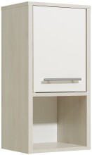 Badmöbel-Set >Quickset 350< in Pinie Ida hell/ Weiß Glanz - 95x200x28cm (BxHxT)