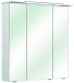 Badmöbel-Set >Quickset 376< in Weiß Hochglanz - 67x200x33cm (BxHxT)