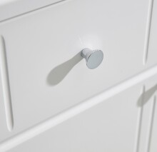 Badmöbel-Set >Quickset 955< in Weiß Hochglanz - 130x200x33cm (BxHxT)
