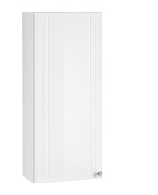 Badmöbel-Set >Quickset 955< in Weiß Hochglanz - 130x200x33cm (BxHxT)