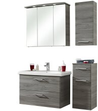 Badmöbel-Set >Quickset 916< in Sangallo Grau quer - 112x5x45cm (BxHxT)