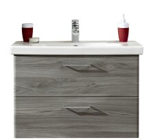 Badmöbel-Set >Quickset 916< in Sangallo Grau quer - 112x5x45cm (BxHxT)