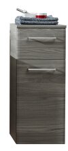 Badmöbel-Set >Quickset 916< in Sangallo Grau quer - 112x5x45cm (BxHxT)