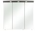 Badmöbel-Set >Quickset 916< in Sangallo Grau quer - 112x5x45cm (BxHxT)