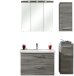 Badmöbel-Set >Quickset 916< in Sangallo Grau quer - 112x5x45cm (BxHxT)